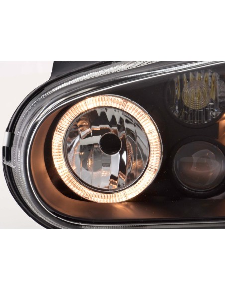 Faro Angel Eyes VW Golf 4 tipo 1J 98-03 nero