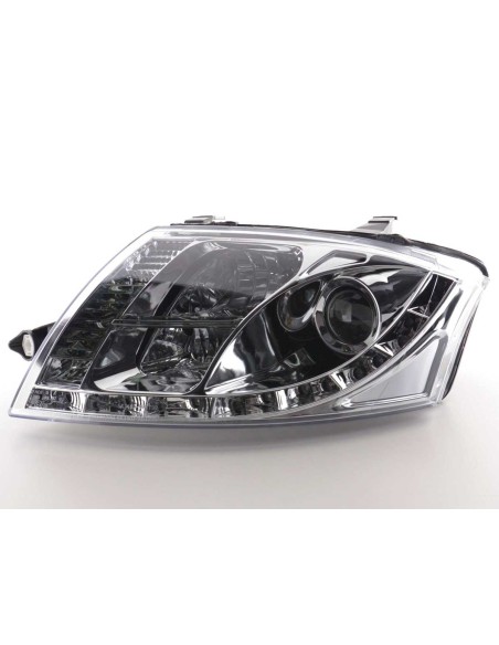 Faro Daylight LED DRL look Audi TT tipo 8N 99-05 cromato