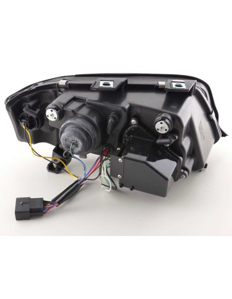 Faro Daylight LED DRL look Audi A6 tipo 4B 01-04 nero