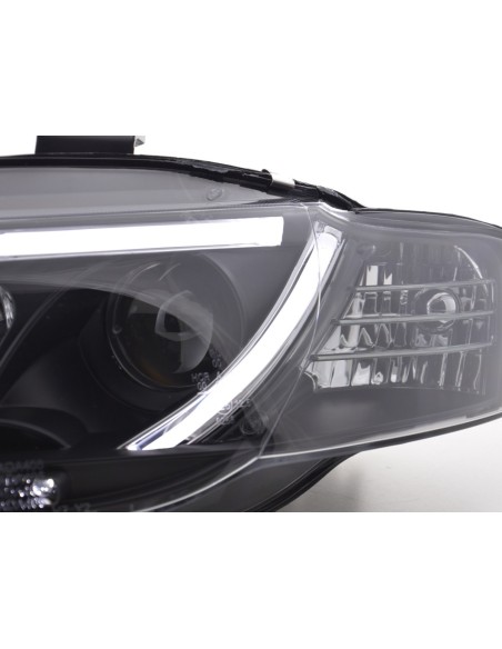 Faro Daylight LED DRL look Audi A4 tipo 8E 04-08 nero
