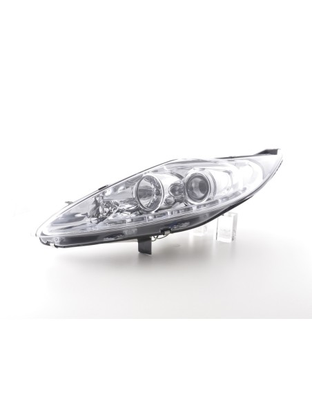 Faro Daylight LED DRL look Ford Fiesta 08-12 cromato