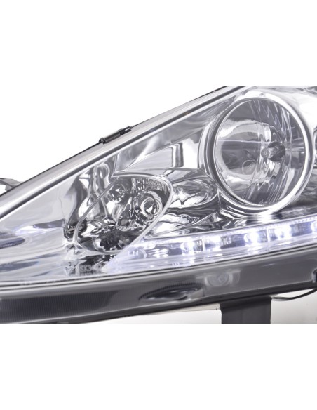 Faro Daylight LED DRL look Ford Fiesta 08-12 cromato