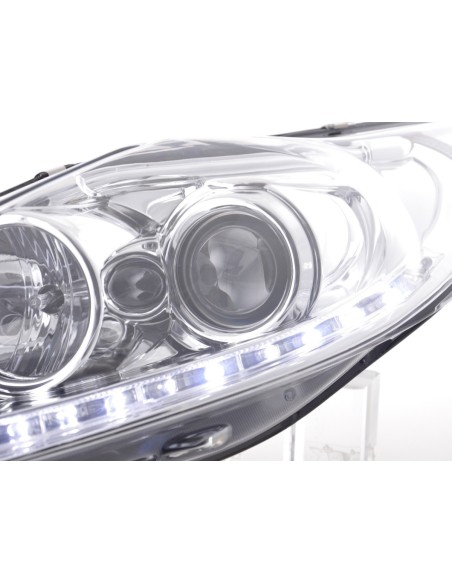 Faro Daylight LED DRL look Ford Fiesta 08-12 cromato