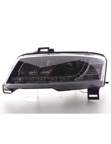 Faro Daylight LED DRL look Fiat Stilo 3 porte. Tipo 192 01-07 nero