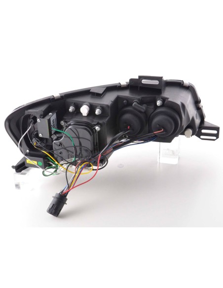 Faro Daylight LED DRL look Fiat Stilo 3 porte. Tipo 192 01-07 nero
