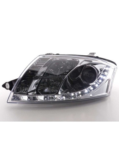 Faro Daylight LED DRL look Audi TT tipo 8N 99-06 cromato