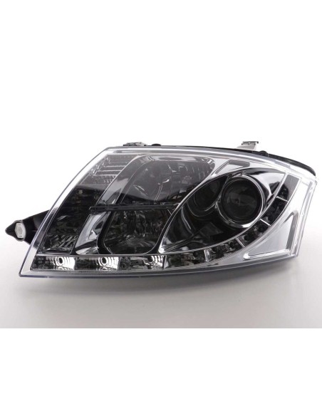 Faro Daylight LED DRL look Audi TT tipo 8N 99-06 cromato