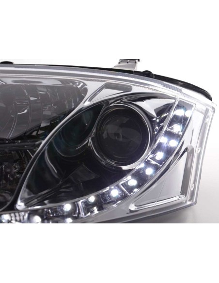 Faro Daylight LED DRL look Audi TT tipo 8N 99-06 cromato
