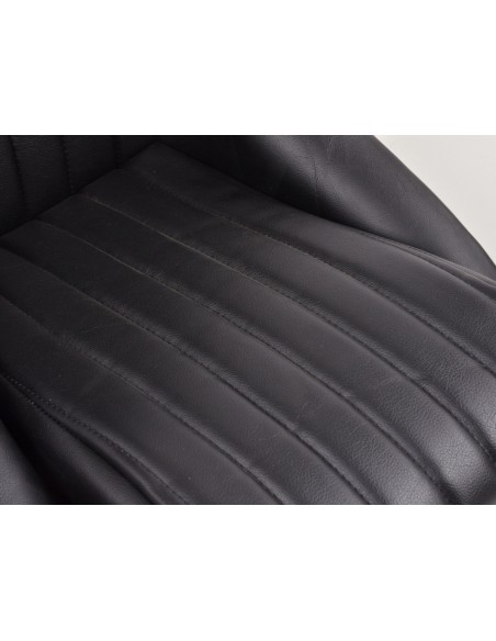 FK Oldtimersitze Sedili avvolgenti per auto Set Classic 2 in pelle sintetica nera con poggiatesta