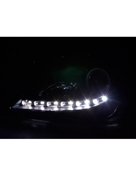 Faro Daylight LED DRL look Mercedes SLK R171 04-11 nero