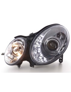 Faro Daylight LED DRL look Mercedes Classe E tipo W211 06-08 cromato 2