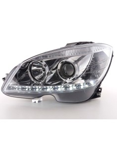 Faro Daylight LED DRL look Mazda 6 berlina 02-07 cromato 2