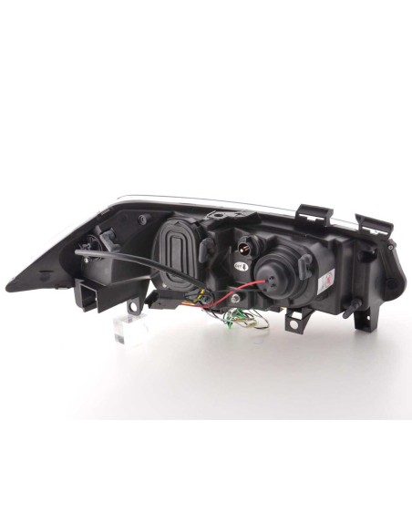 Faro Daylight LED DRL look Ford Fiesta tipo MK6 03-07 cromato