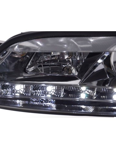 Faro Daylight LED DRL look Opel Vectra B 99-02 cromato