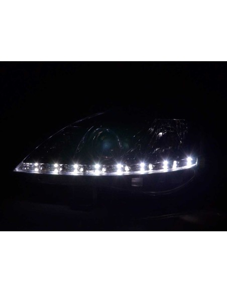 Faro Daylight LED DRL look Opel Corsa C 01-06 cromato
