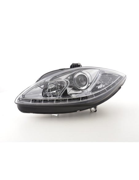Faro Daylight LED DRL look Seat Leon 1P 09- cromato per guida a destra