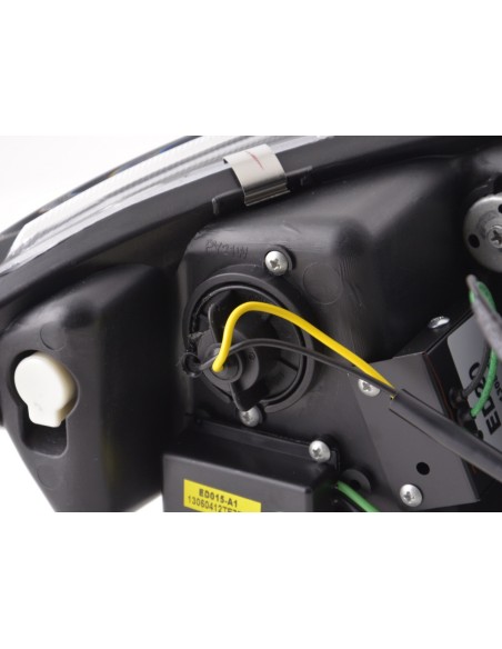 Faro Daylight LED DRL look Seat Leon 1P 09- cromato per guida a destra