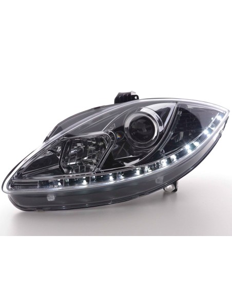 Faro Daylight LED DRL look Seat Leon tipo 1P / Altea / Toledo tipo 5P 05-09 cromato