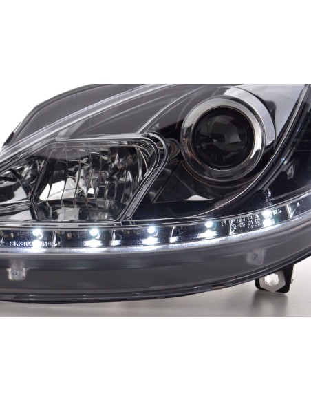 Faro Daylight LED DRL look Seat Leon tipo 1P / Altea / Toledo tipo 5P 05-09 cromato