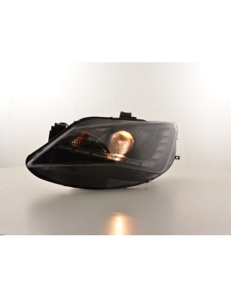 Faro Daylight LED DRL look Seat Ibiza 6J dal 2012 nero