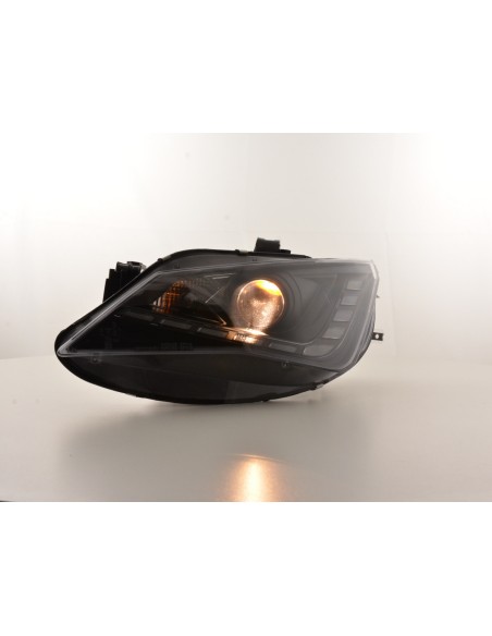 Faro Daylight LED DRL look Seat Ibiza 6J dal 2012 nero