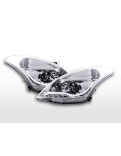 Faro Daylight LED DRL look Suzuki Swift 10-13 cromato