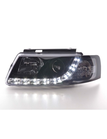 Faro Daylight LED DRL look VW Passat tipo 3B 97-00 nero
