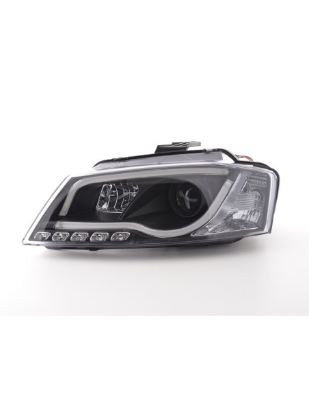 Faro diurno Luci di marcia diurna a LED Audi A3 8P 08-12 nero
