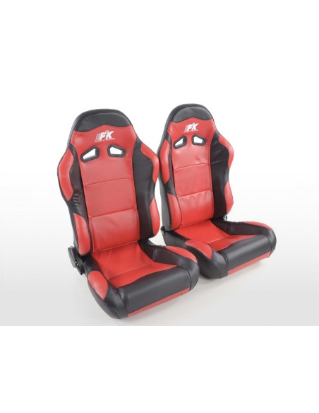 Sedili sportivi FK Sedili semigusci automatici Set Spacelook in carbonio in look sportivo