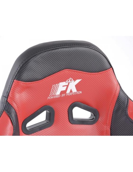 Sedili sportivi FK Sedili semigusci automatici Set Spacelook in carbonio in look sportivo