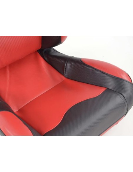 Sedili sportivi FK Sedili semigusci automatici Set Spacelook in carbonio in look sportivo