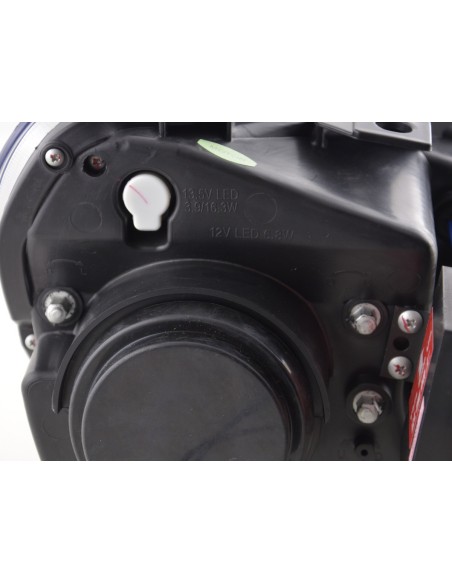 Faro diurno Luci di marcia diurna a LED VW Golf 6 08-12 nero