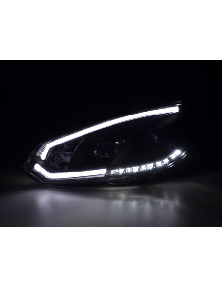 Faro diurno Luci di marcia diurna a LED VW Golf 6 08-12 nero