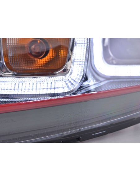 Faro diurno Luci di marcia diurna a LED VW Golf 6 08-12 aspetto GTI nero