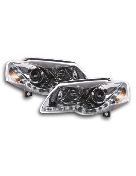 Faro diurno Luci di marcia diurna a LED VW Passat tipo 3C 05-10 cromate
