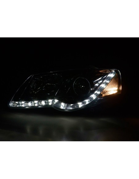 Faro diurno Luci di marcia diurna a LED VW Passat tipo 3C 05-10 cromate