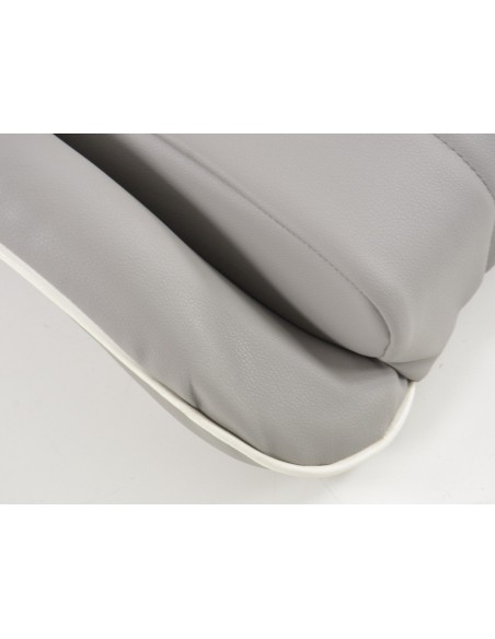 FK Oldtimersitze Sedili avvolgenti per auto in stile retrò grigio / bianco
