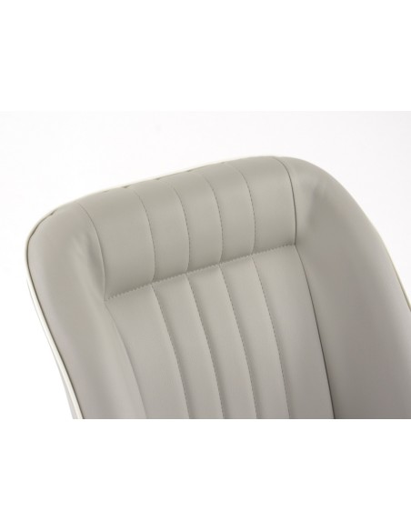 FK Oldtimersitze Sedili avvolgenti per auto in stile retrò grigio / bianco
