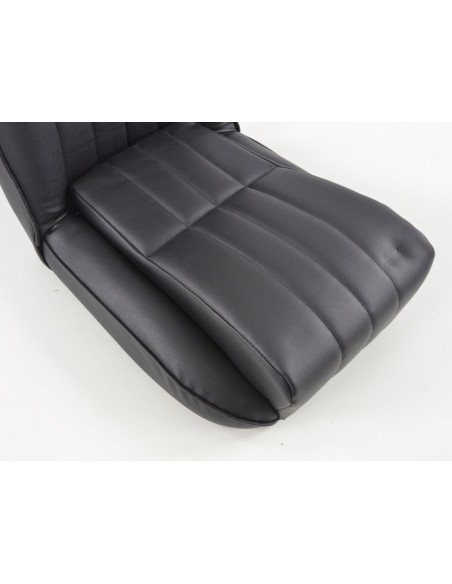 FK Oldtimersitze Sedili avvolgenti per auto Set Classic 4 neri con poggiatesta