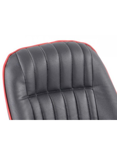 FK Oldtimersitze Sedili avvolgenti per auto Set Montgomery in un look retrò nero / rosso