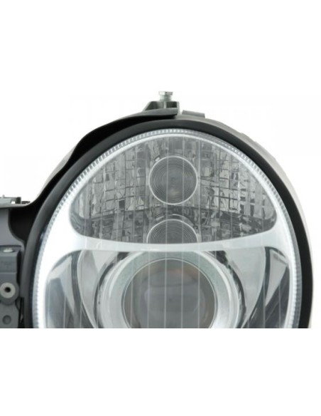 Set faro Mercedes Classe E tipo W210 cromato