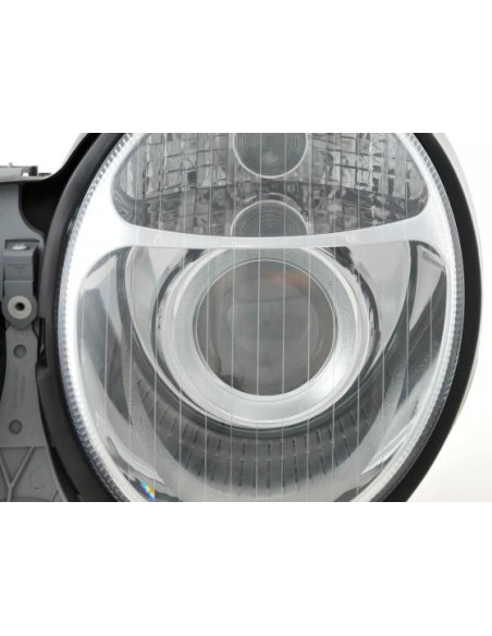 Set faro Mercedes Classe E tipo W210 cromato