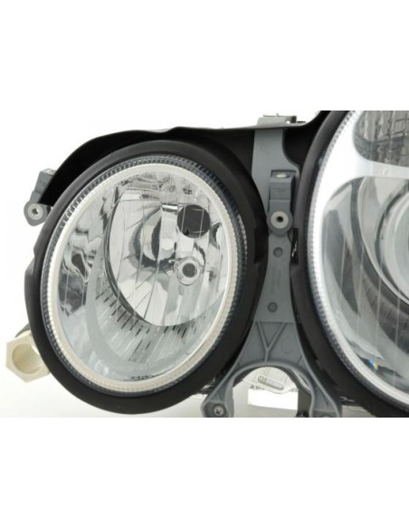 Set faro Mercedes Classe E tipo W210 cromato