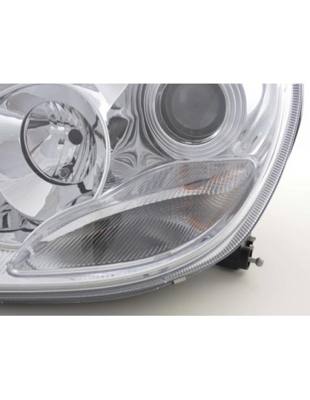 Set faro Mercedes Classe S tipo W220 02-05 cromato