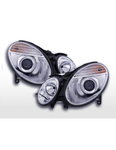 Set faro Mercedes Classe E tipo W211 06-08 cromato