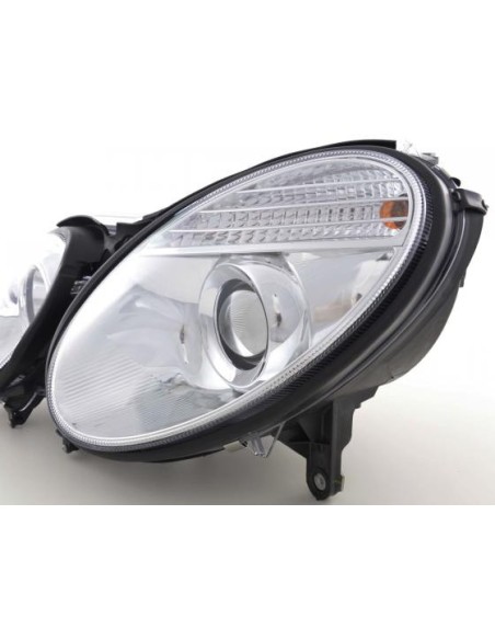 Set faro Mercedes Classe E tipo W211 06-08 cromato