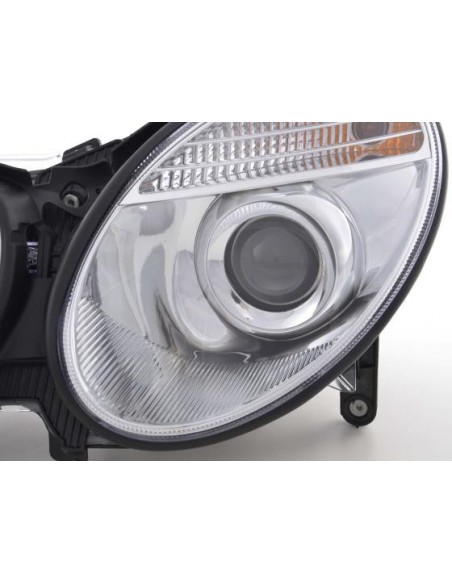 Set faro Mercedes Classe E tipo W211 06-08 cromato