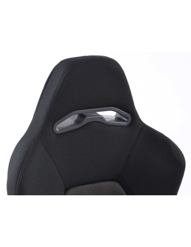 Sedili sportivi FK sedili semi avvolgenti Set Edition 3 tessuto nero