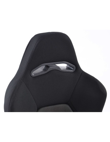 Sedili sportivi FK sedili semi avvolgenti Set Edition 3 tessuto nero