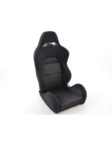 Sedili sportivi FK sedili semi avvolgenti Set Edition 3 tessuto nero